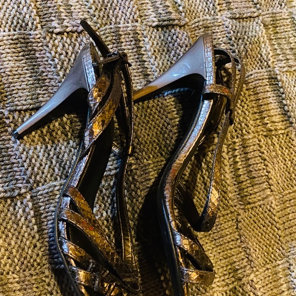 Nine West silver sandals - Picture 2 of 4